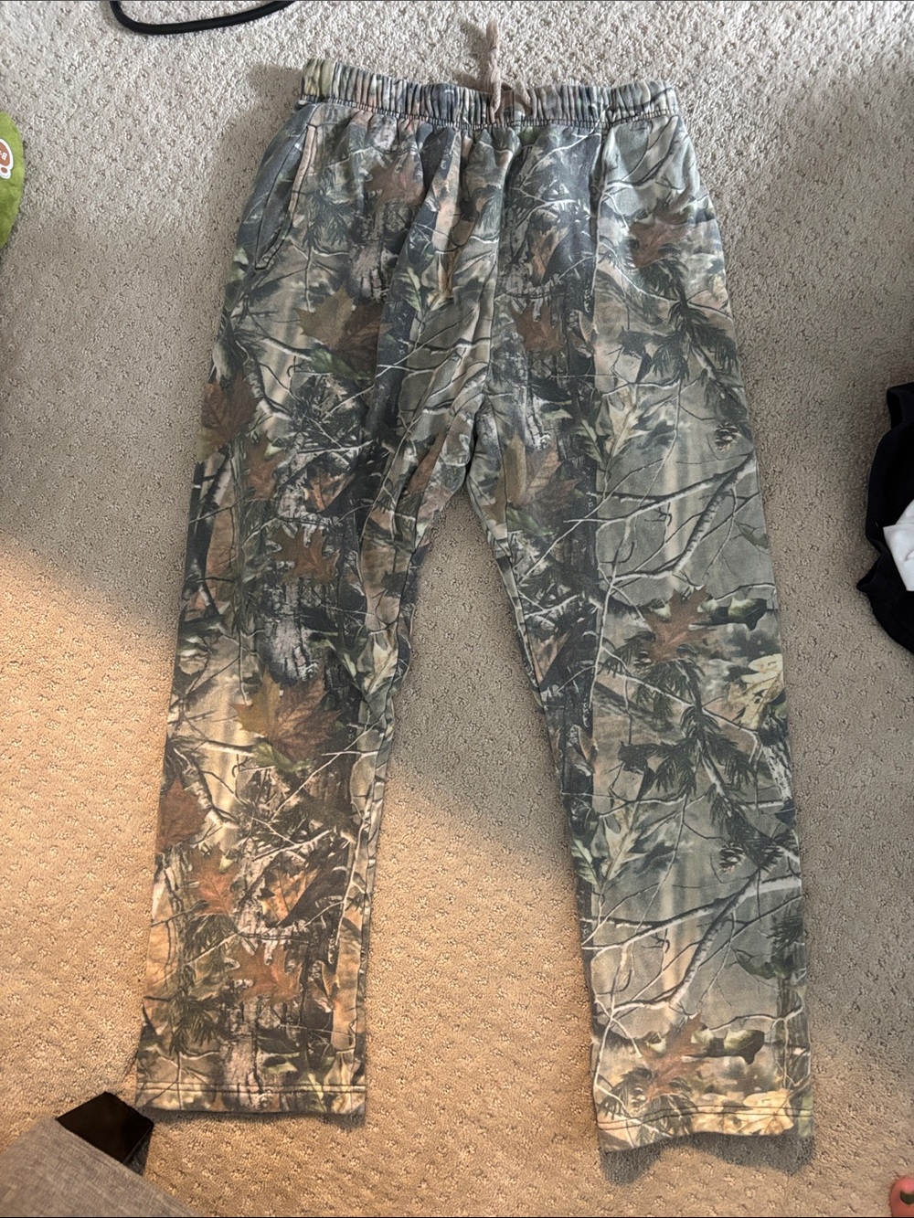 PacSun Men's Camo Sweatpants in Green, Brown and Gray